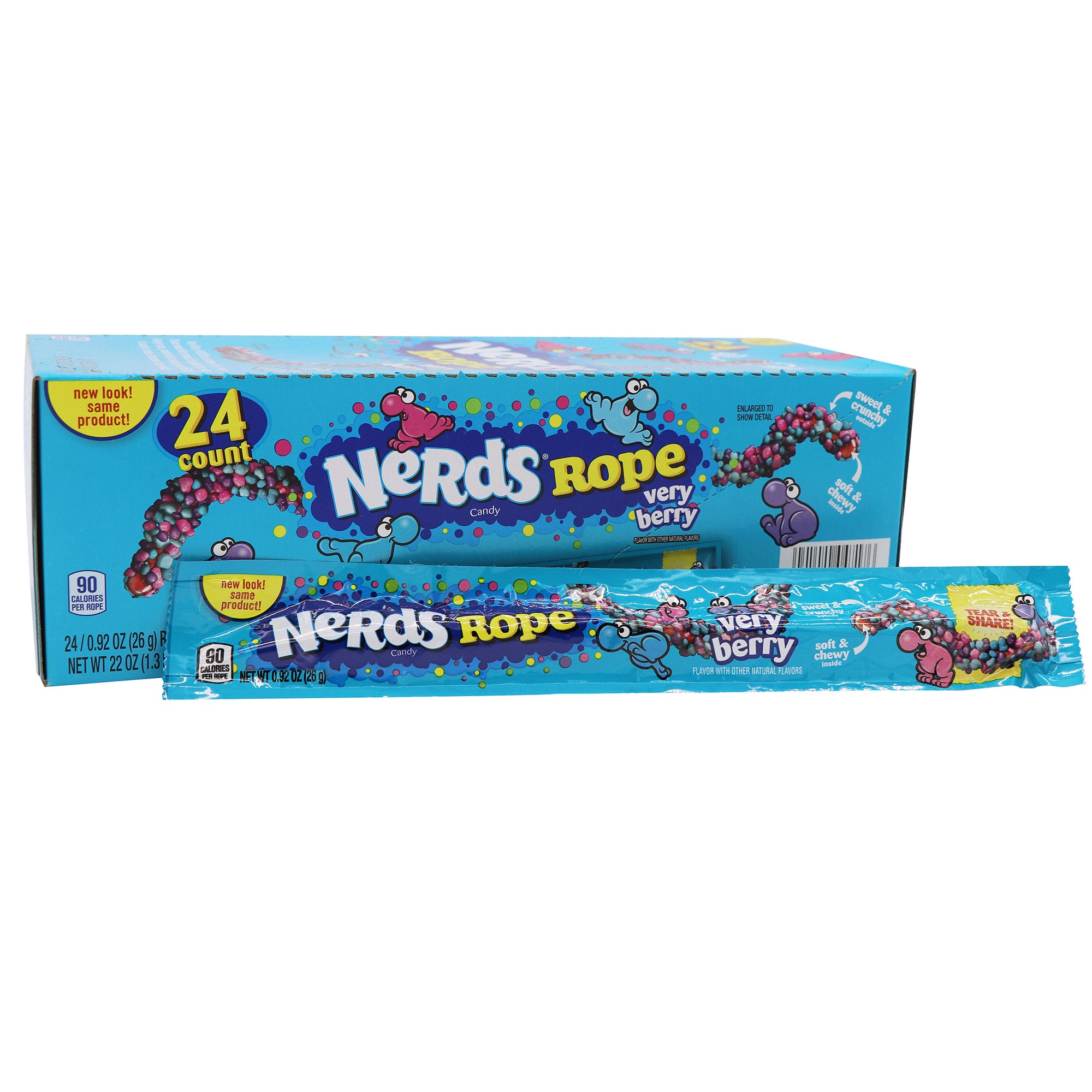 Nerds Rope, Very Berry Candy, 24ct – Grandpa Joe's