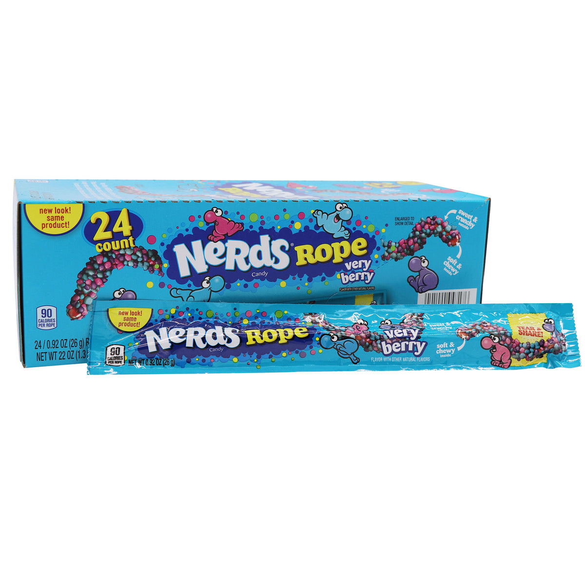 Very Berry Rope Nerds Rope, Very Berry Candy, 24ct – Grandpa Joe's