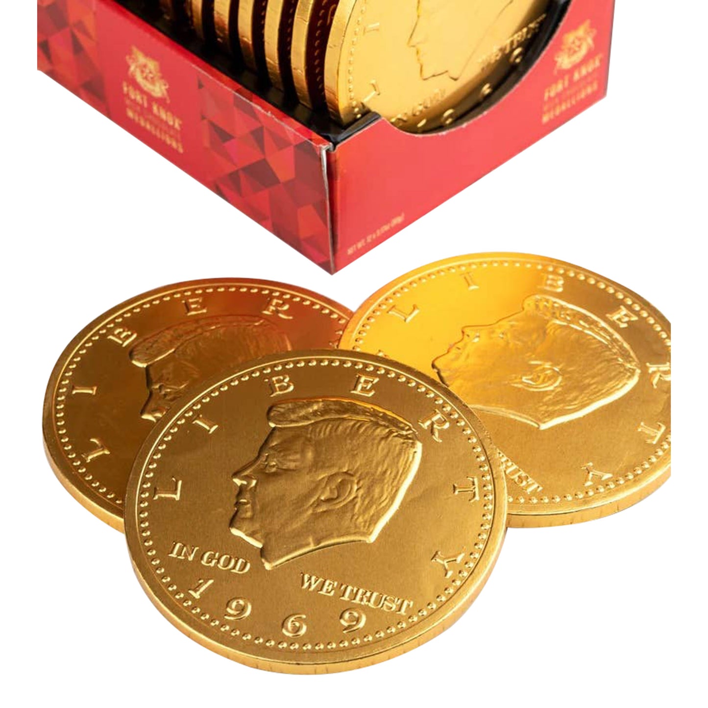Fort Knox Mega Gold Medallion, 5" Wide, 3.17oz, 12ct Box