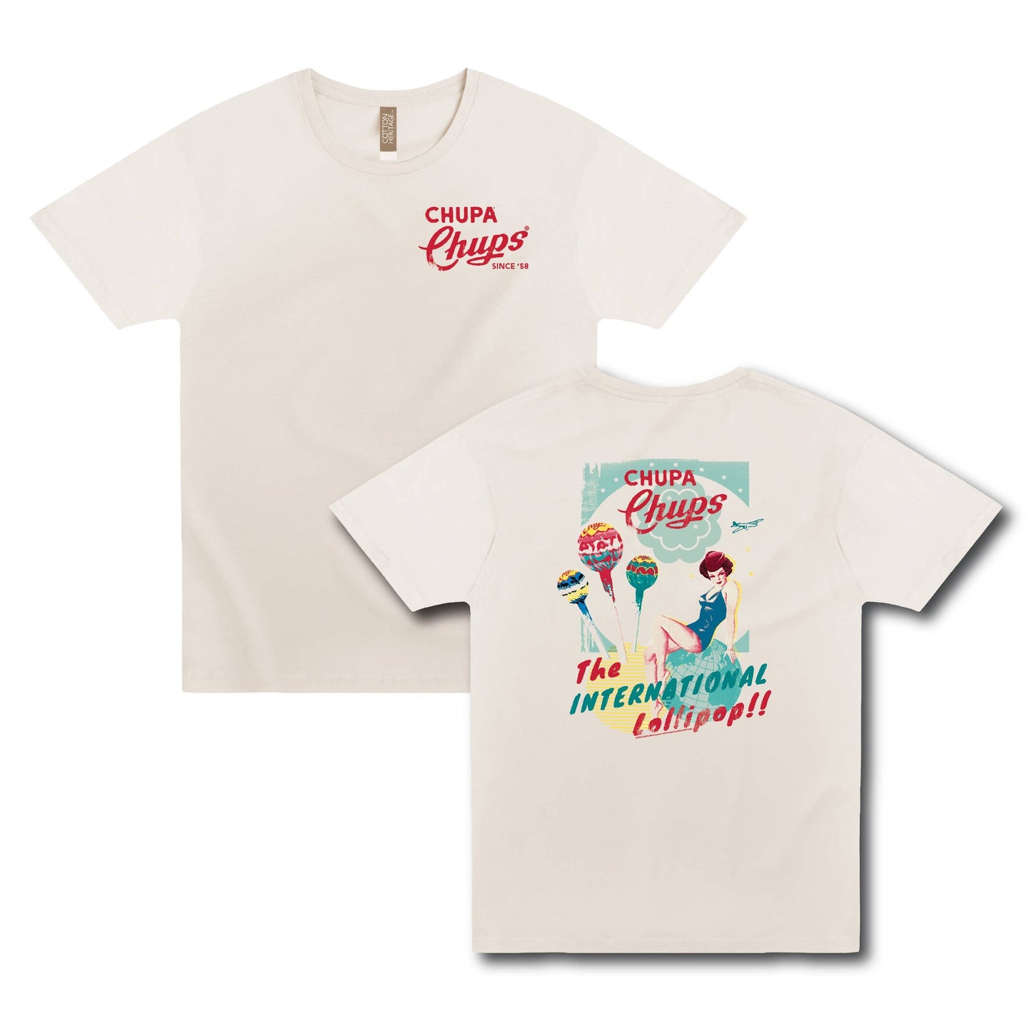 Chupa Chups Since '58 Vintage T-Shirt, Tee  