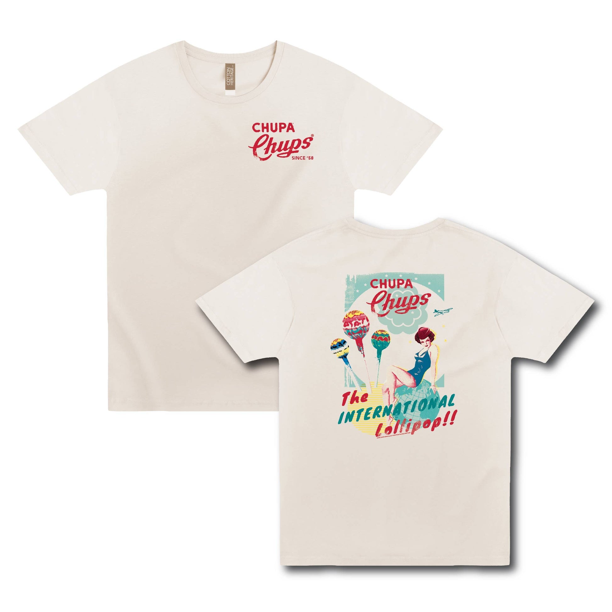 Chupa Chups Since '58 Vintage T-Shirt, Tee  