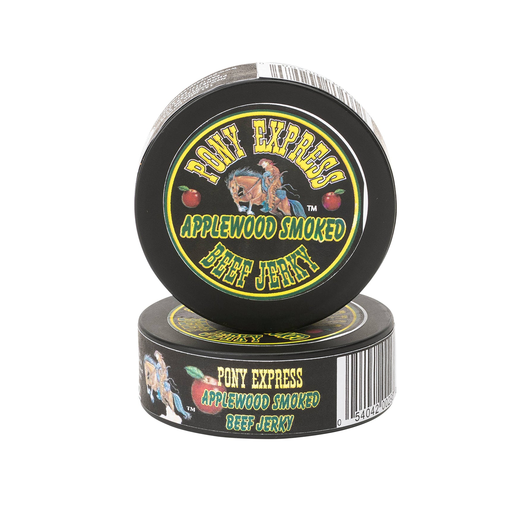 Pony Express Applewood Smoked Beef Jerky, .38oz ,12 Tins