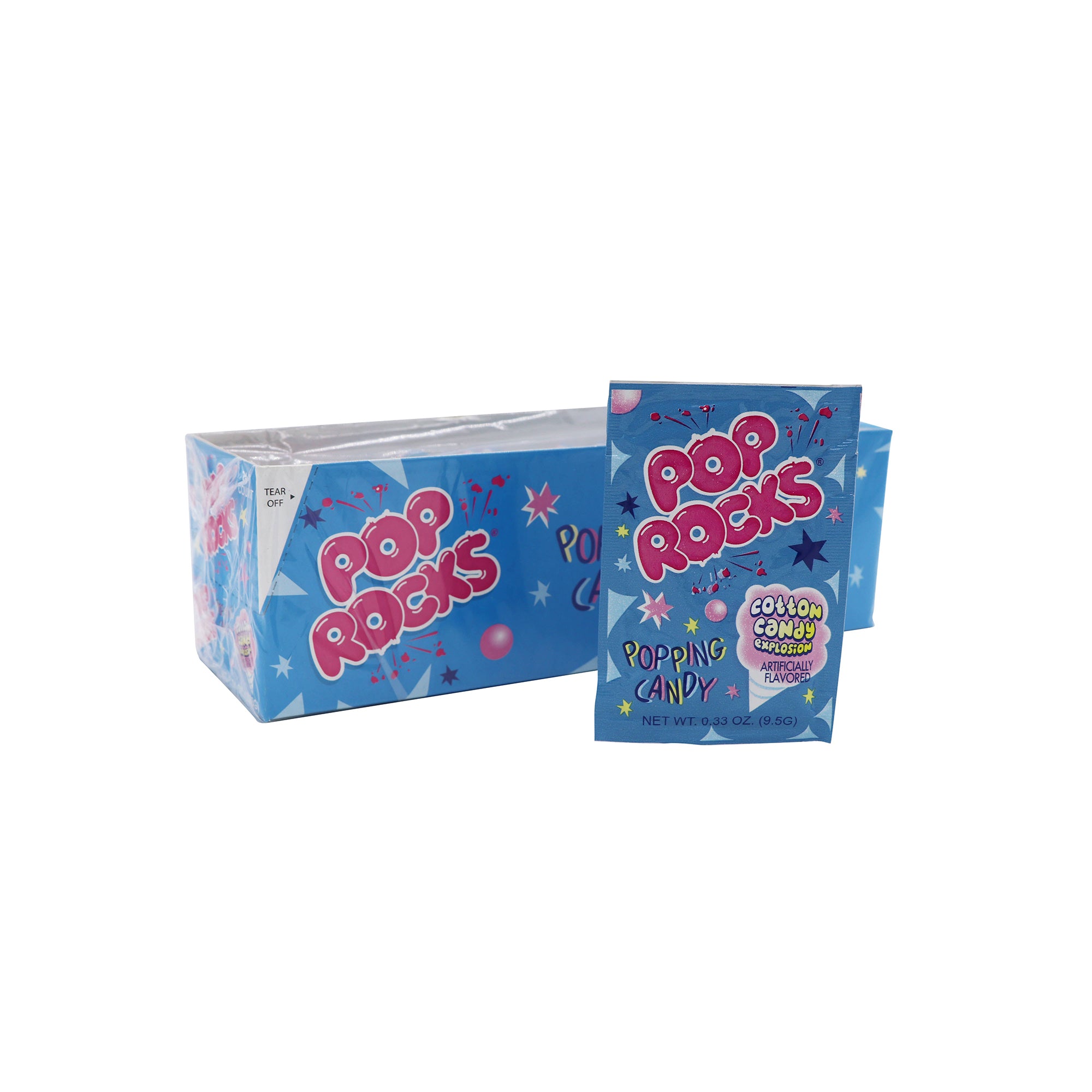 Pop Rocks, Cotton Candy, 0.33oz, 24Ct Case – Grandpa Joe's