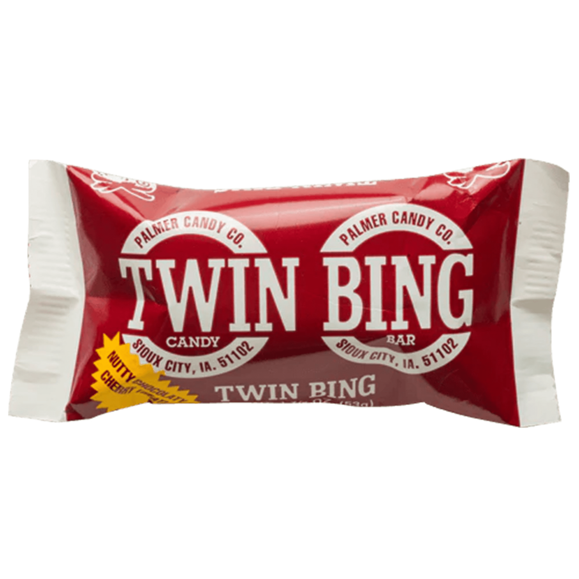 Palmer Twin Bing Candy Bar, 2.1oz, 36ct Case