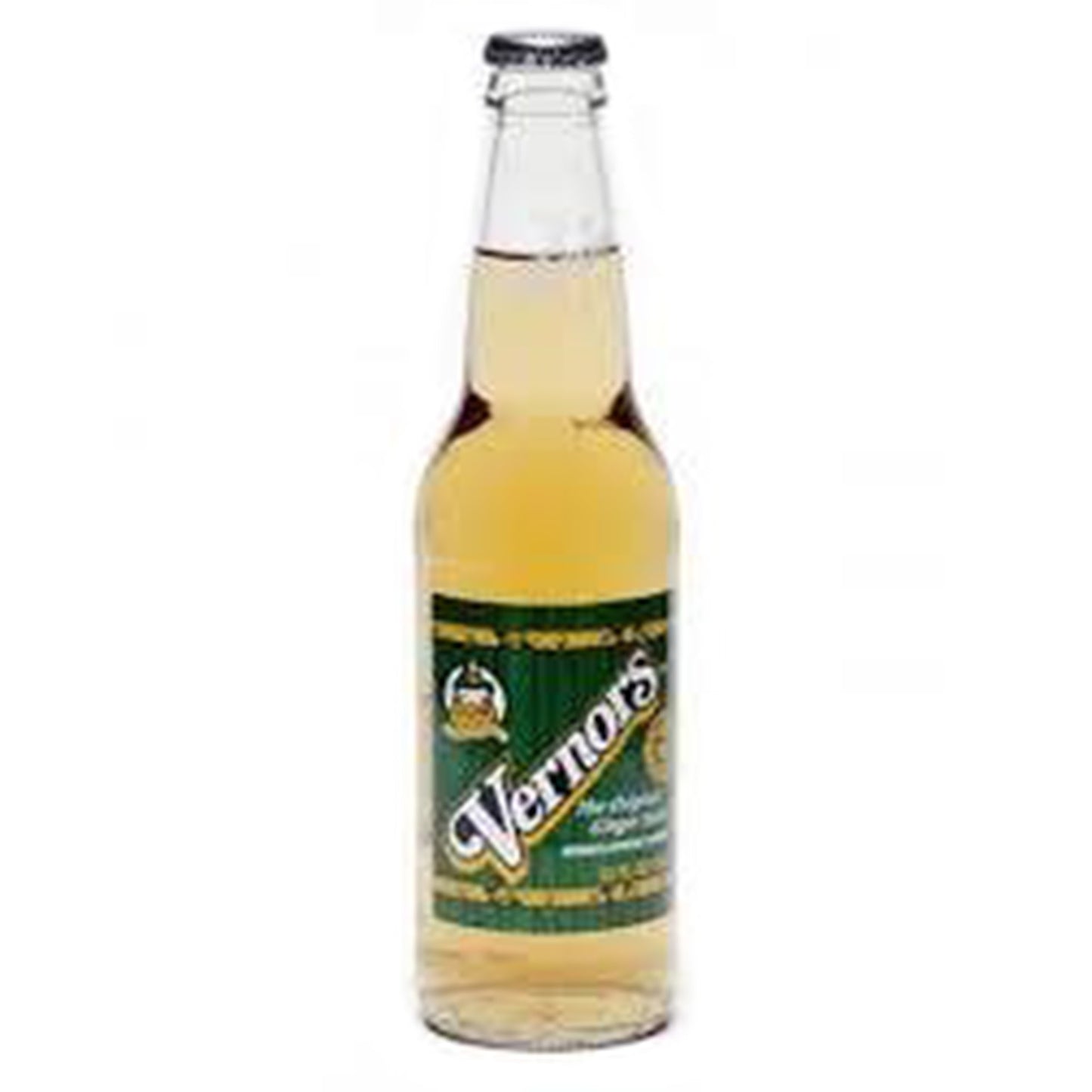 Vernors Ginger Ale Soda, 12oz Glass Bottle 12ct