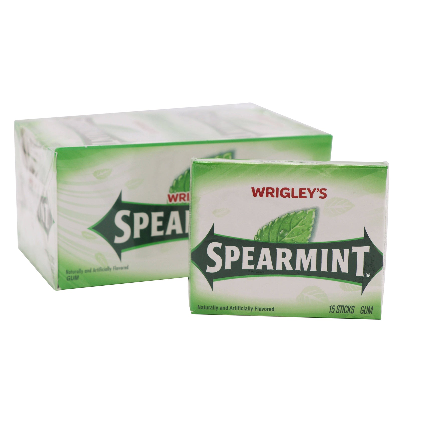 Wrigley's Spearmint Wallet Chewing Gum Pack, 10ct