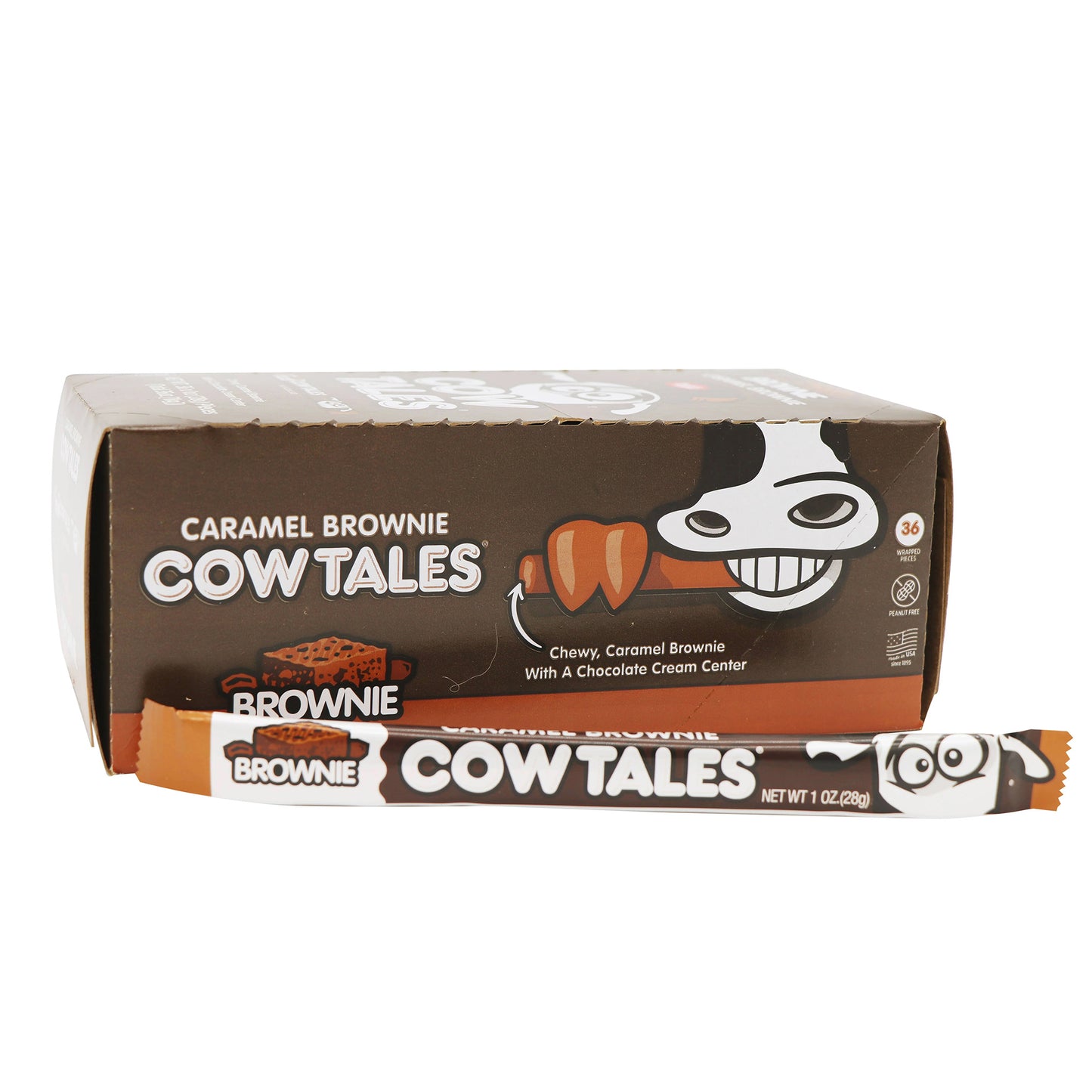 Cow Tales Chocolate Brownie Candy, 1oz, 36 Ct Case