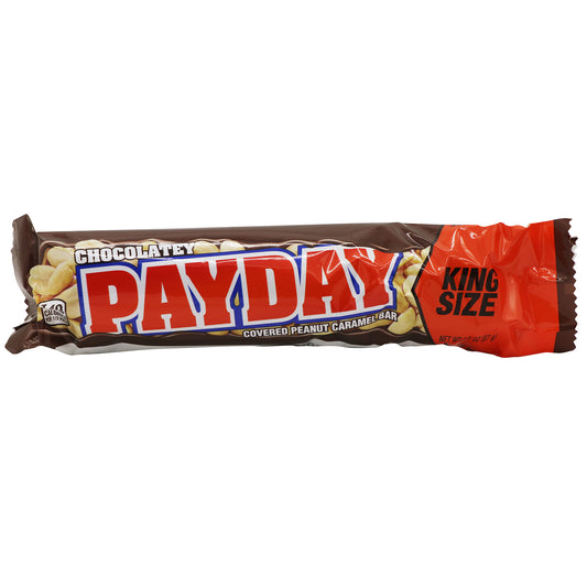 Payday Bars Chocolate King Size, 3.1oz, 18ct Case