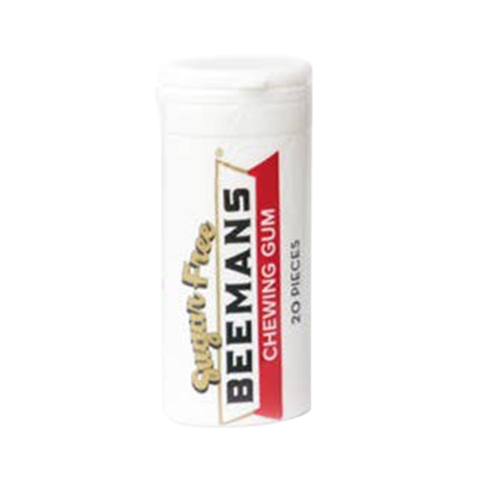 Sugar Free Beemans Chewing Gum, 20pc Tube, 12ct