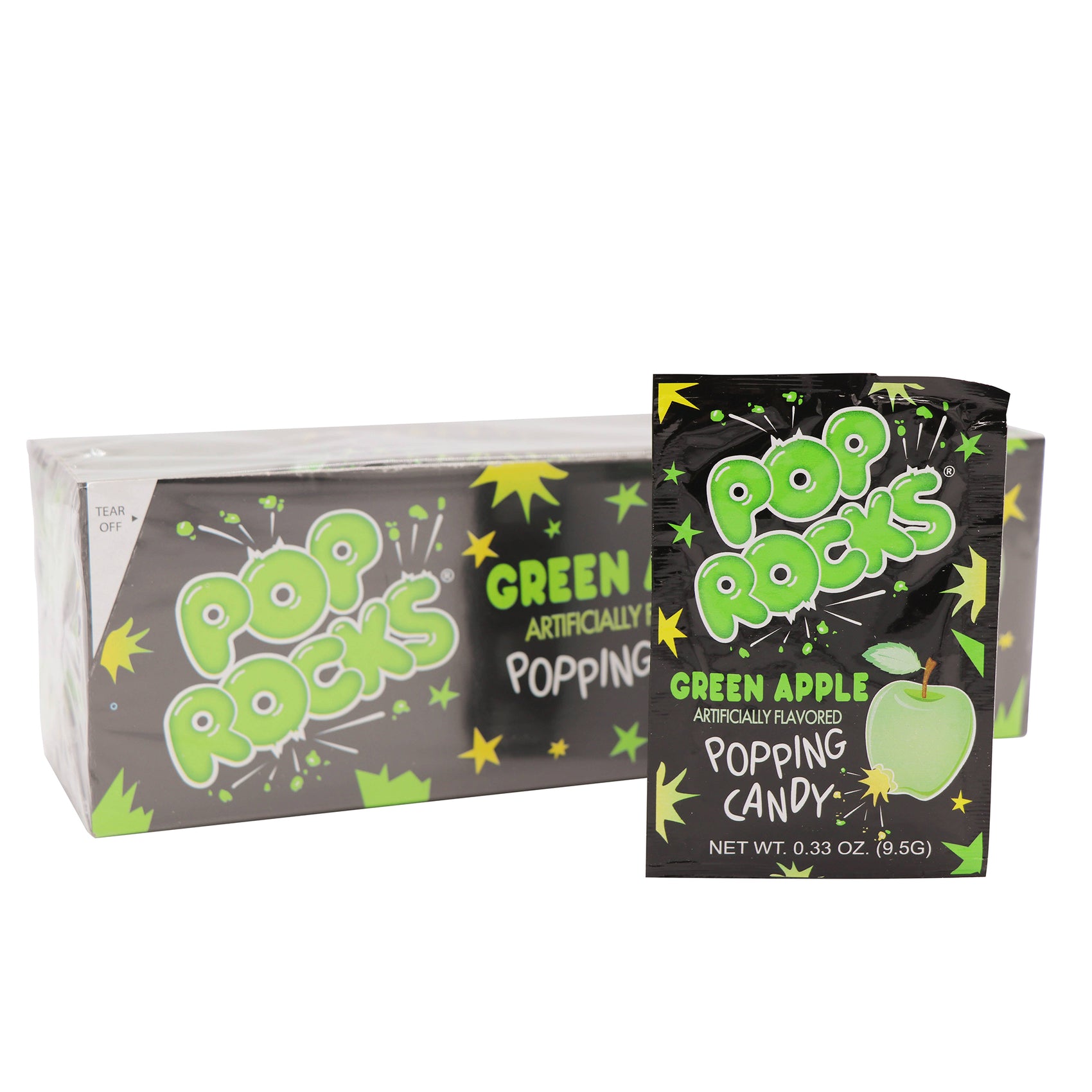 Pop Rocks, Green Apple, 0.33oz, 24Ct Case