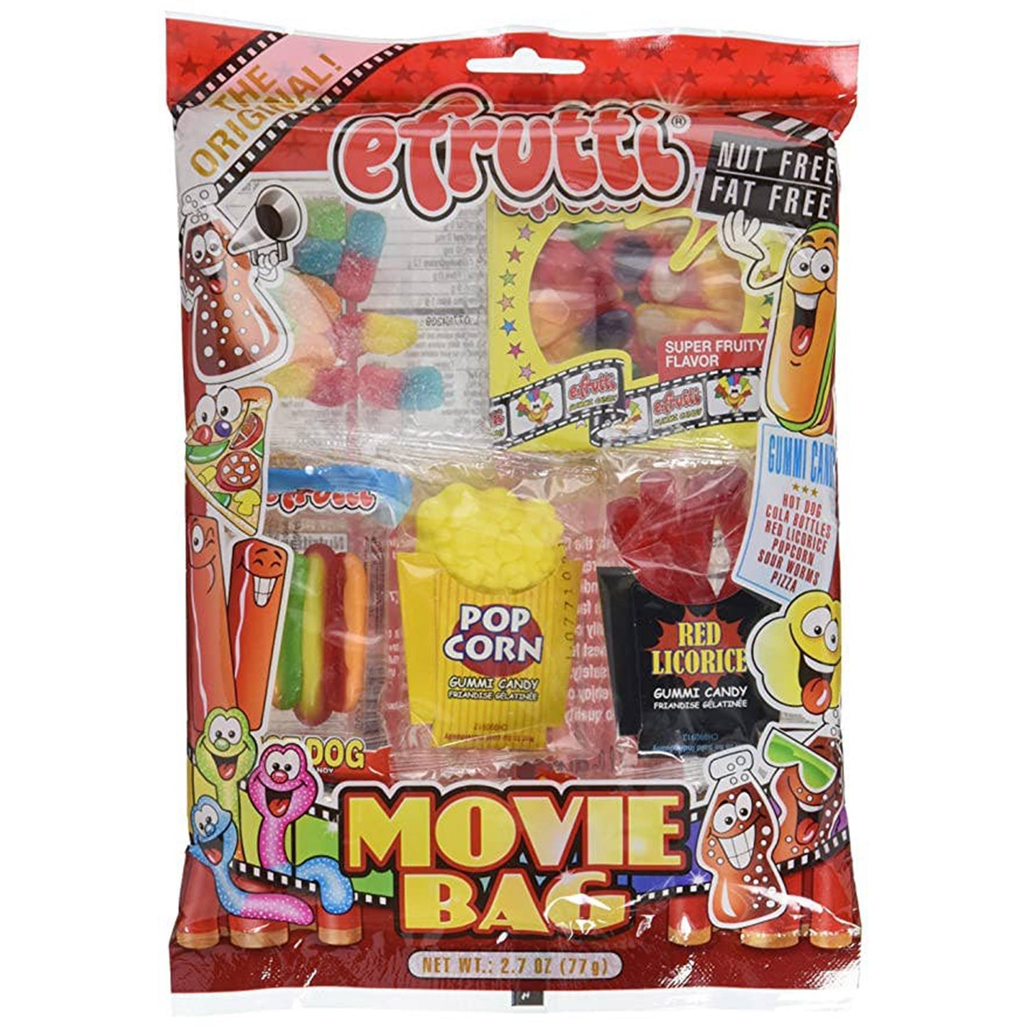 E-Frutti Gummi Movie Bag, 2.7oz, 12ct Case