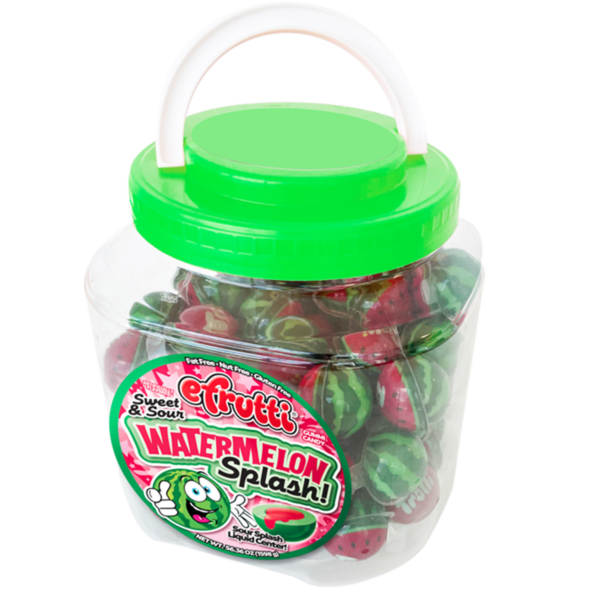 Efrutti Sweet & Sour Watermelon Splash, 56.36oz Tub