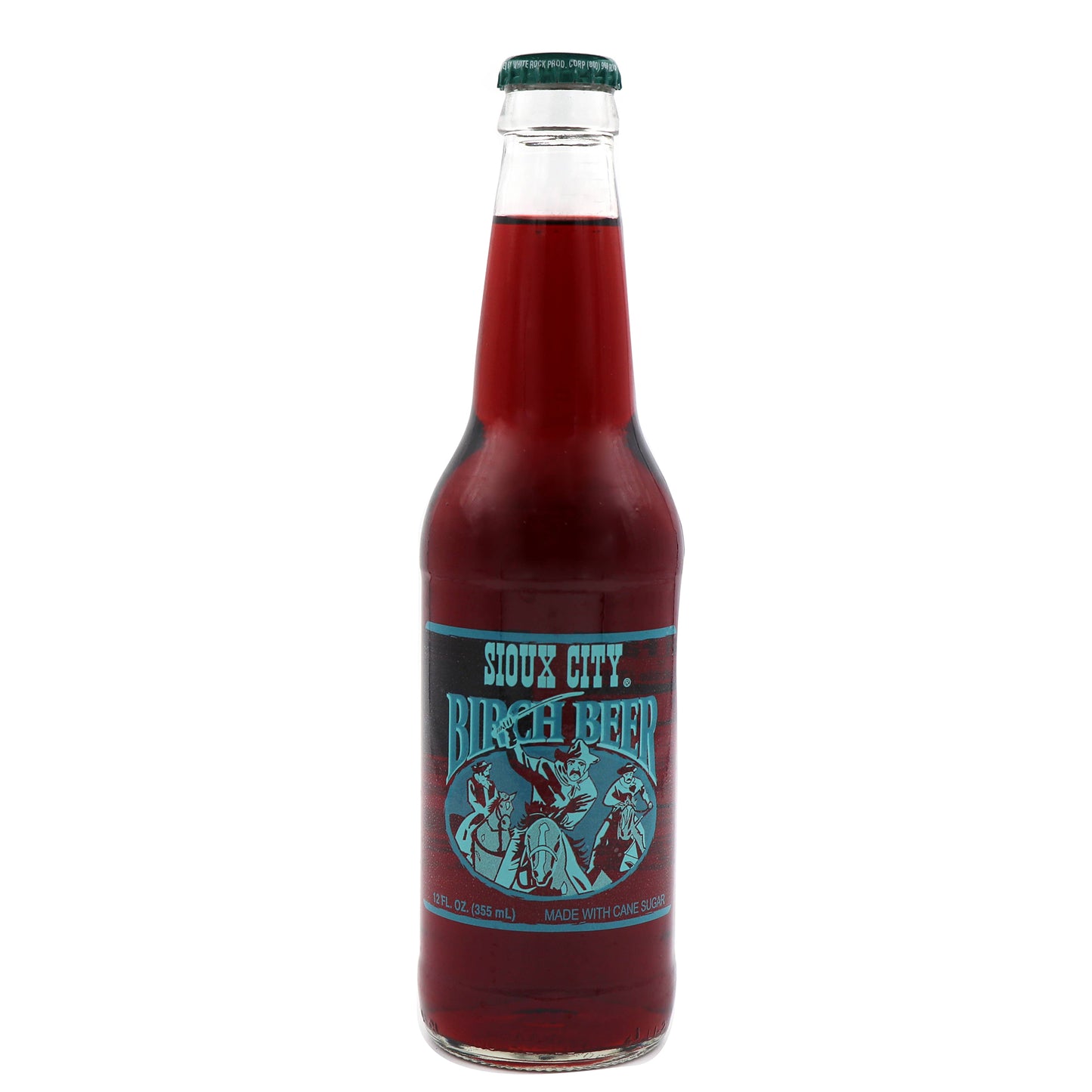 Sioux City Birch Beer Soda, 12oz Glass Bottle 12ct