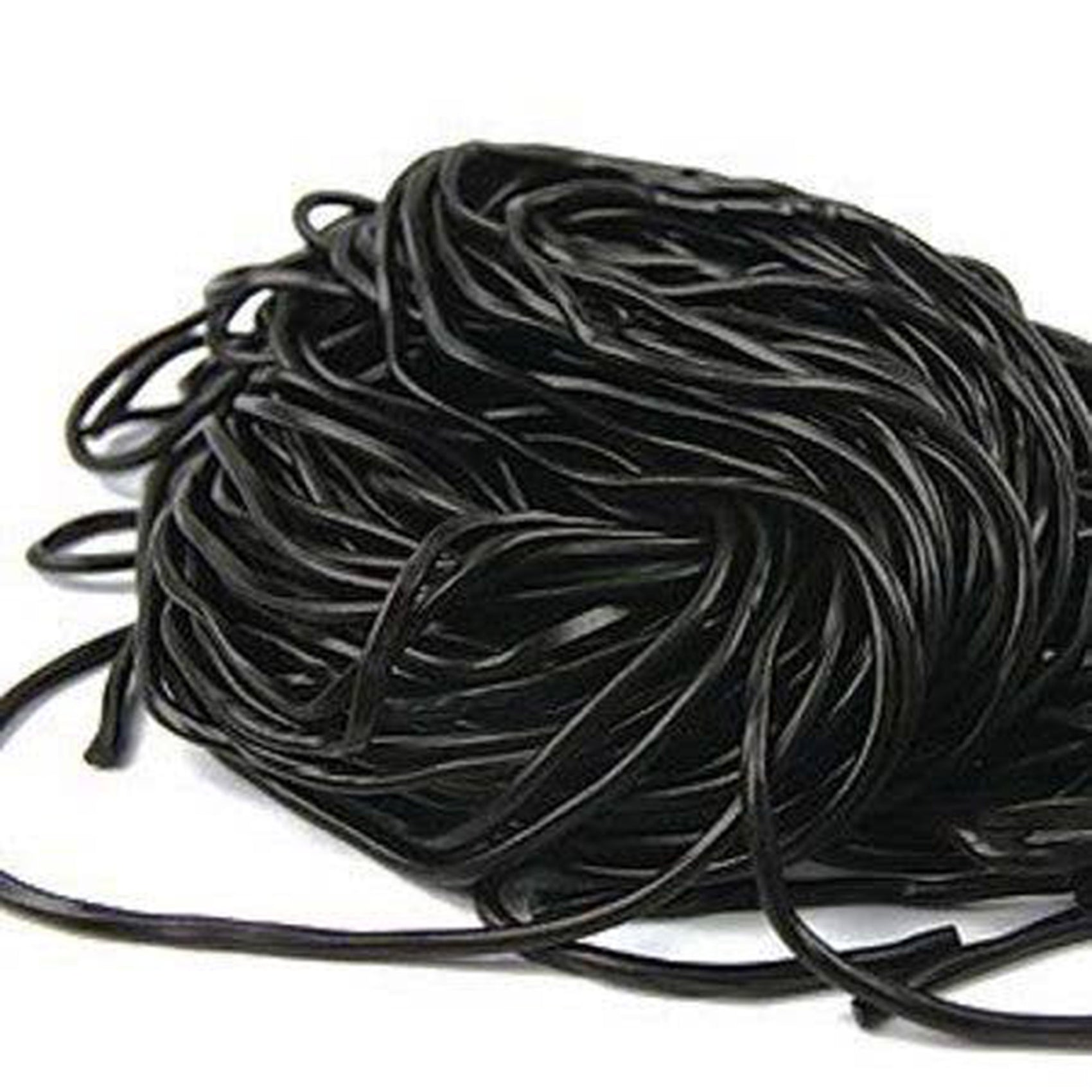 Gustaf's Licorice Laces Black, 2lb Package