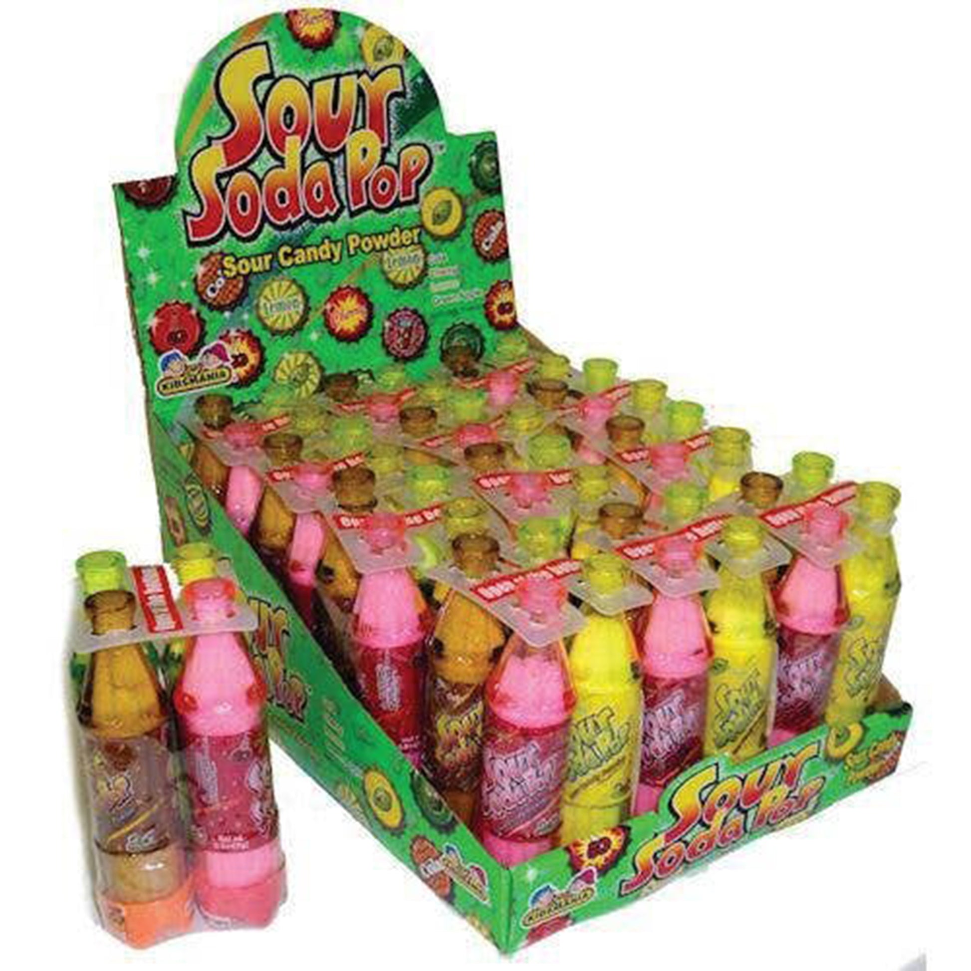 Kidsmania Sour Soda Pop Powdered Candy, 12ct