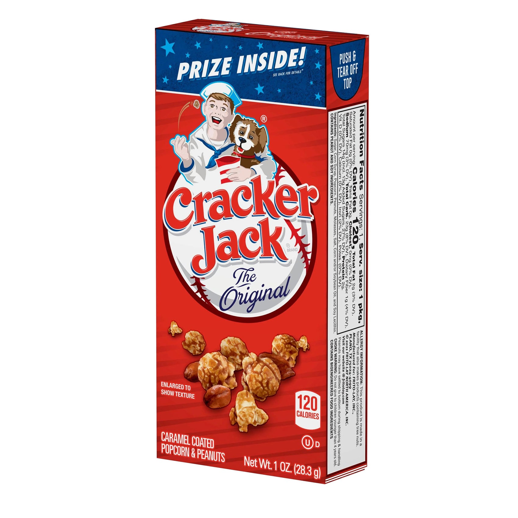 Cracker Jacks, Original Box Packaging, 1oz, 25ct