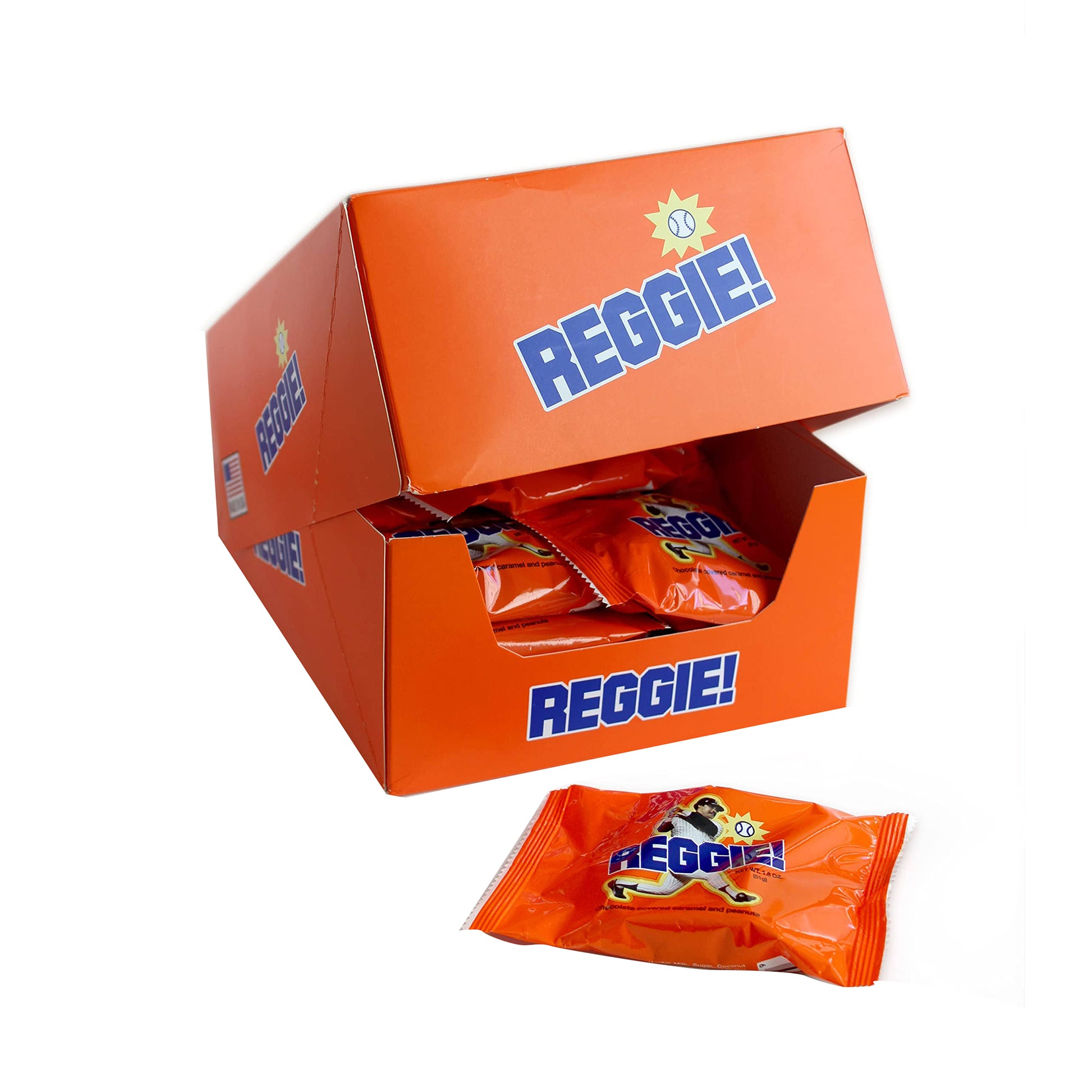Reggie! Bar - Nostalgic Iconic Candy Bar, 24ct Case