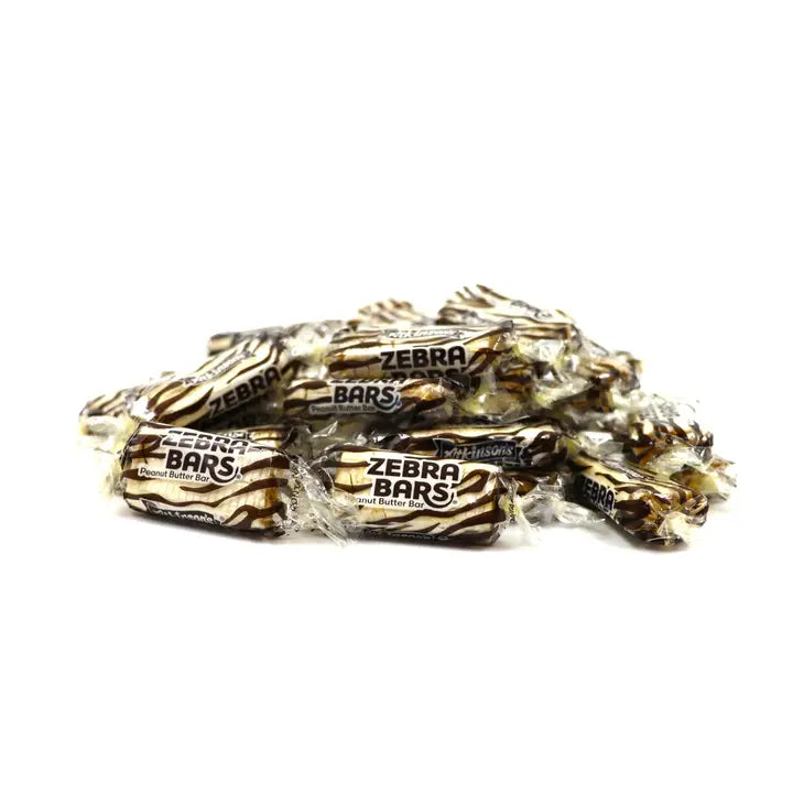 Atkinson's Zebra Peanut Butter Bar, 5lb Wrapped Bulk Bag