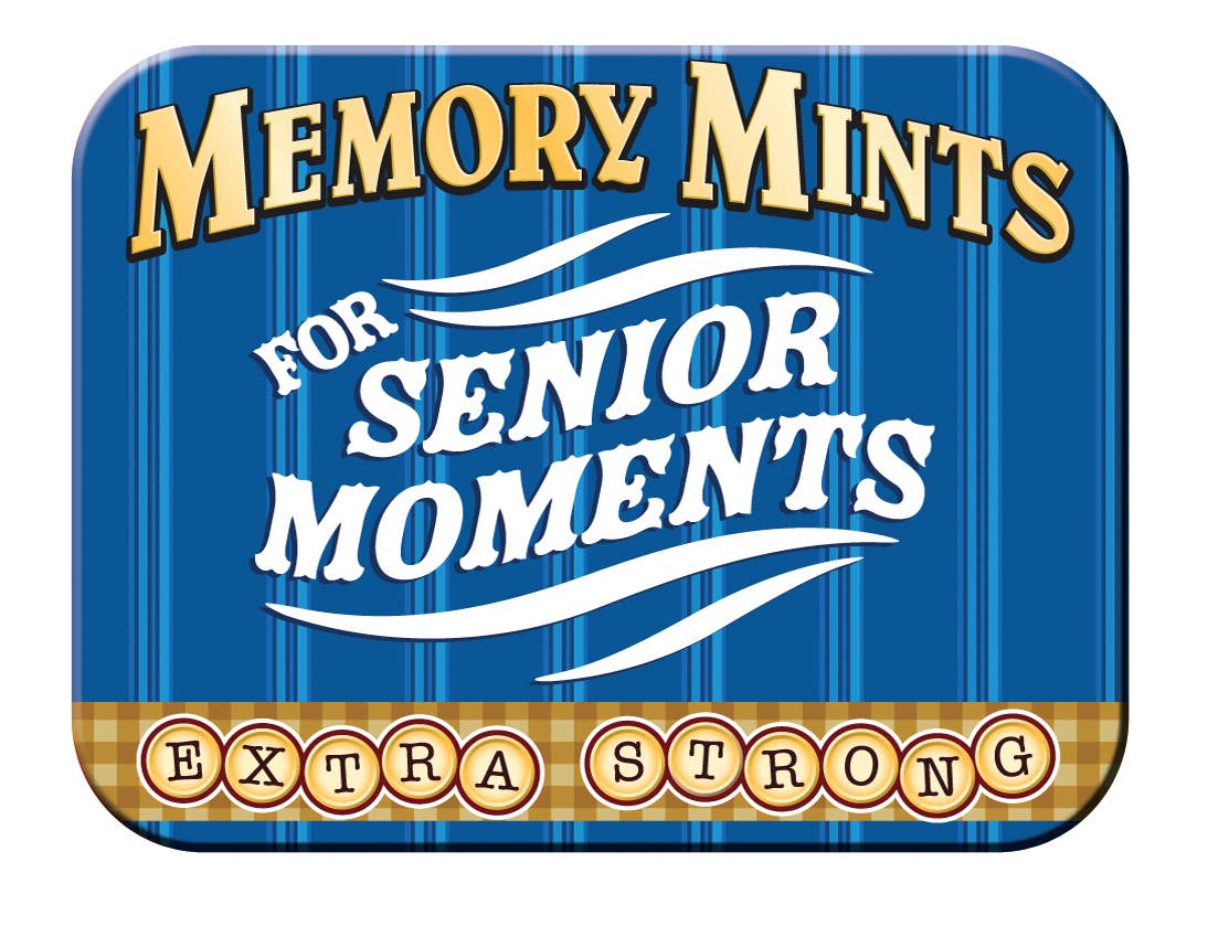 Memory Mints for Senior Moments, 18ct Tins