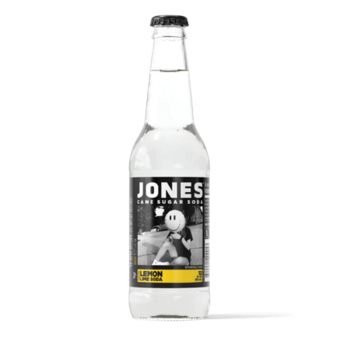 Jones Lemon Lime, 12ct Glass Bottles