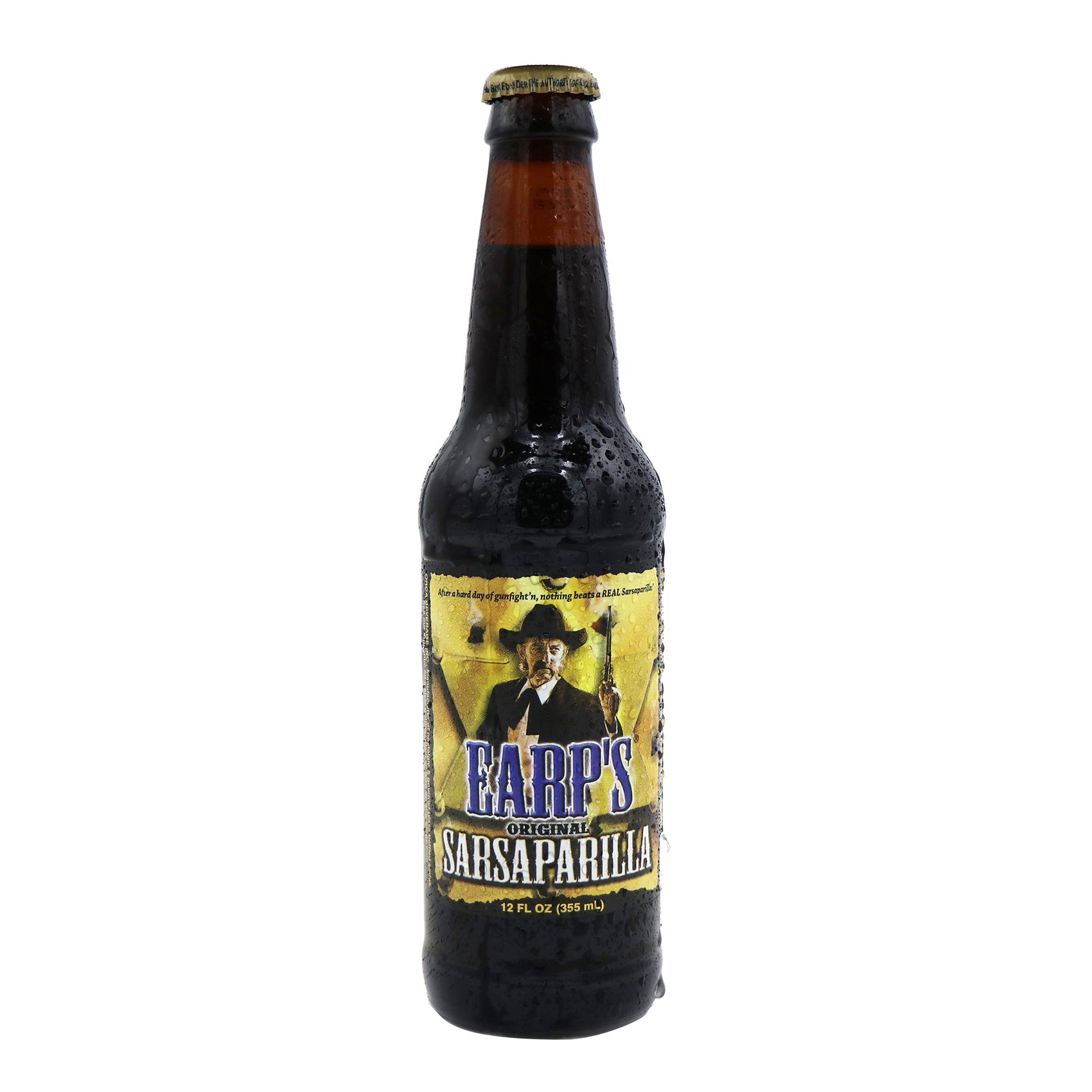 Earp's Original Sarsaparilla, 12oz Glass Bottle 12ct