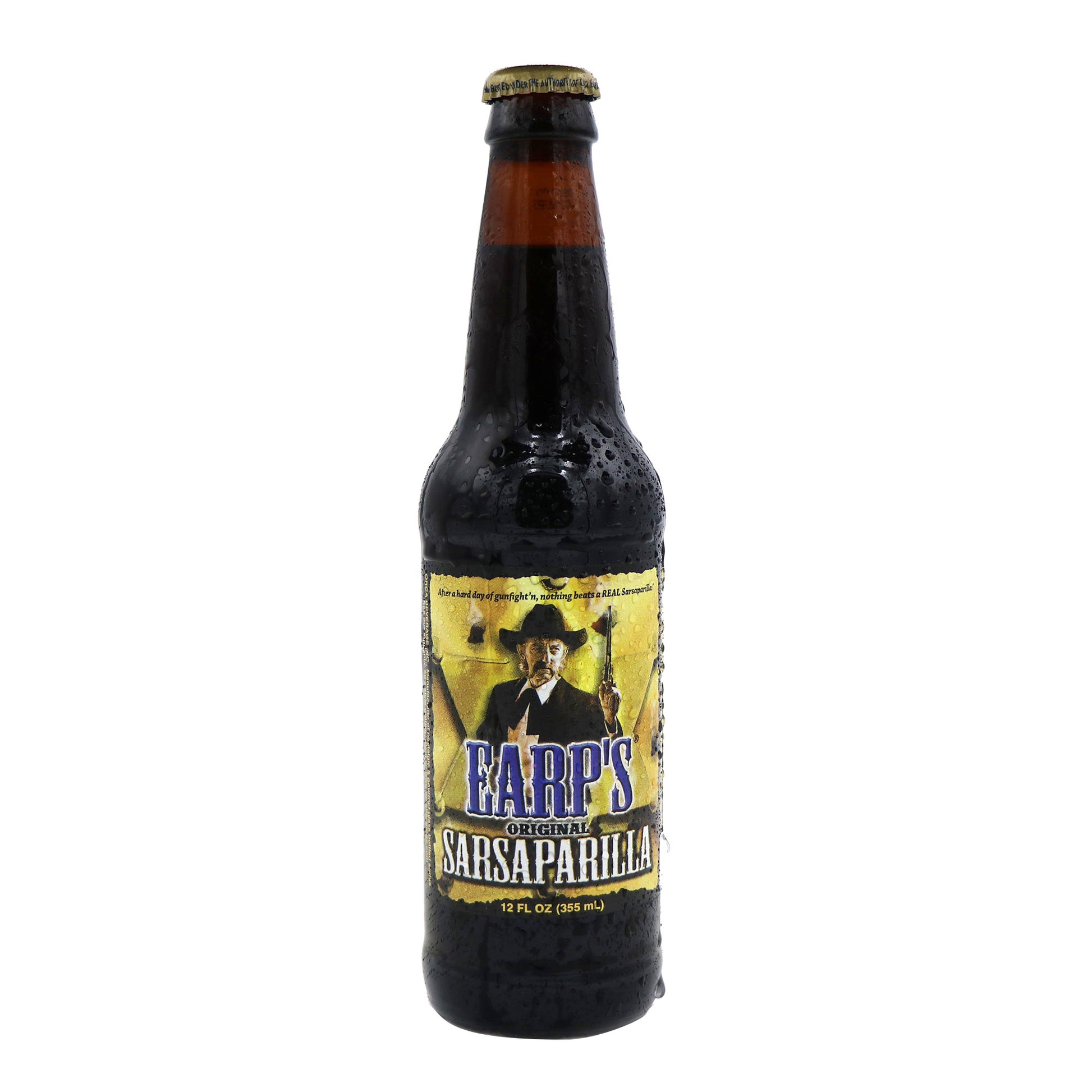 Earp's Original Sarsaparilla, 12oz Glass Bottle 12ct