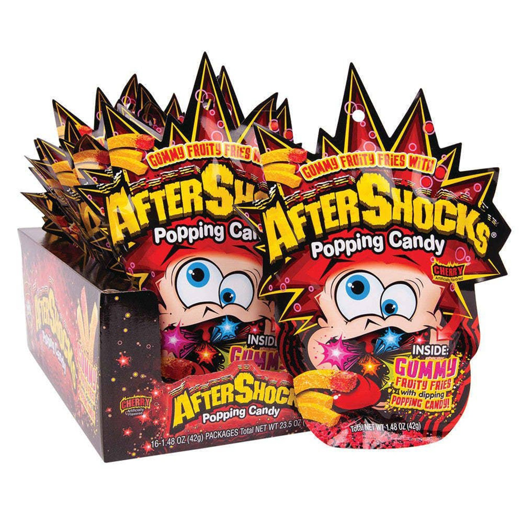 Aftershocks Gummy Popping Fries 1.48oz, 16ct