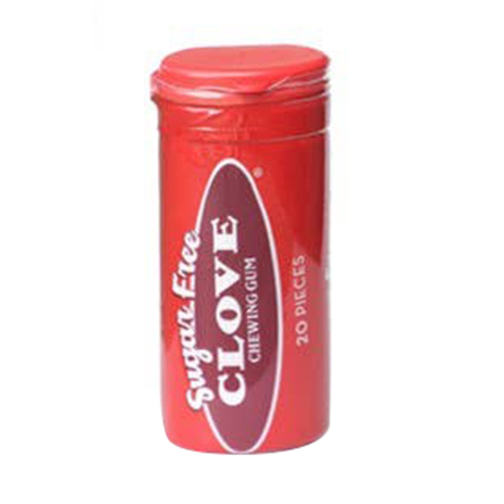 Sugar Free Clove Chewing Gum, 20pc Tube, 12ct