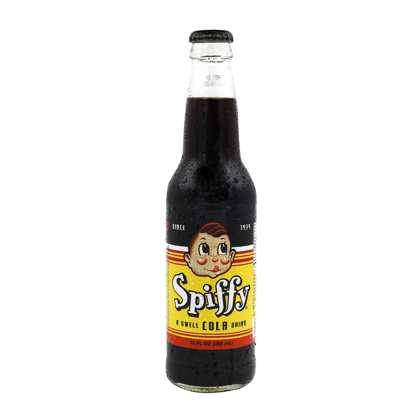 Spiffy Cola Soda, 12oz Glass Bottle 12ct