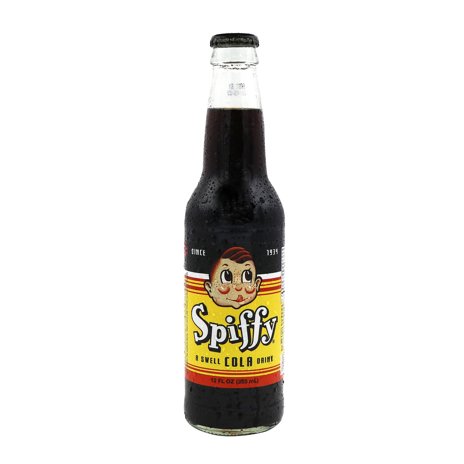 Spiffy Cola Soda, 12oz Glass Bottle 12ct