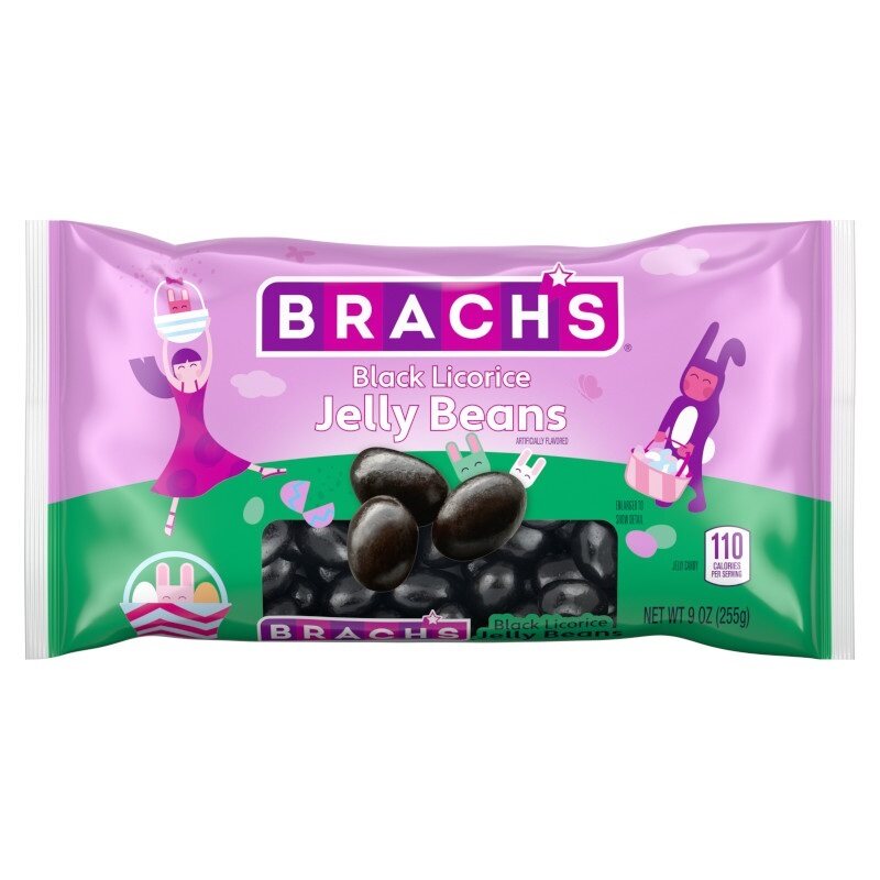 Brach's Black Jelly Beans, 9oz, 10ct