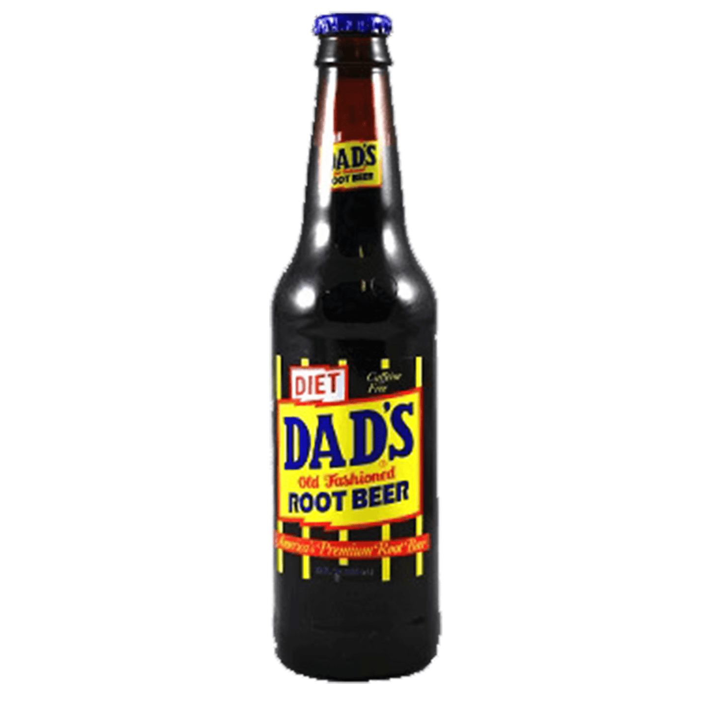 Dad's Diet Root Beer, 12oz Glass Bottle 12ct