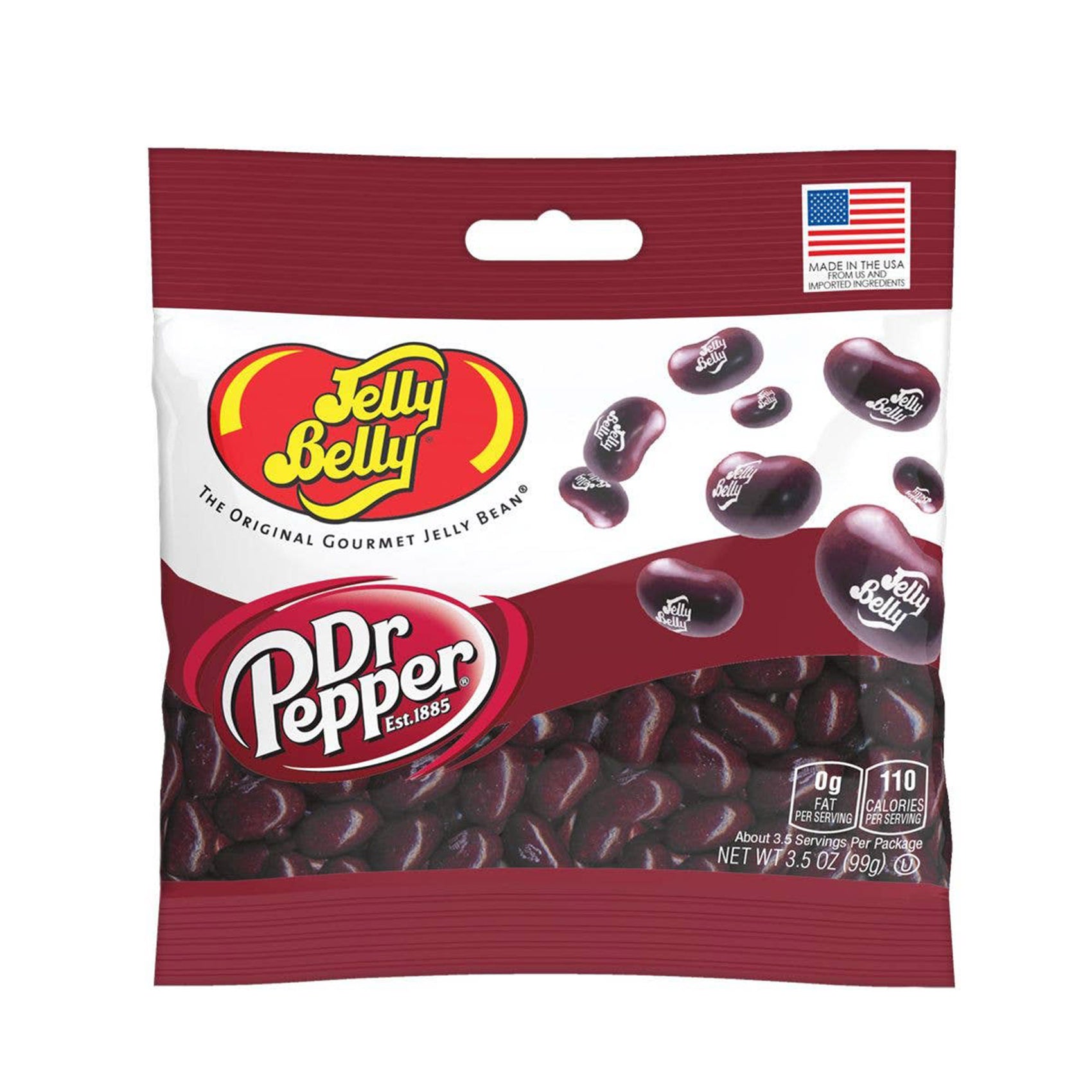 Jelly Belly DR. Pepper Jelly Beans Peg Bags, 12ct
