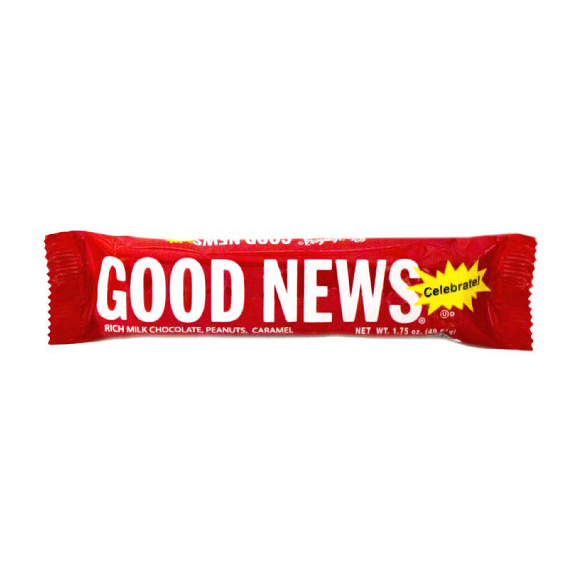 Good News Candy Bar, 1.75oz, 36ct Case