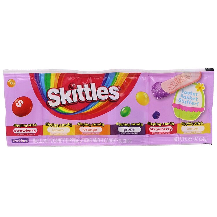 Skittles Dig N' Dip Strip, .85oz, 18ct
