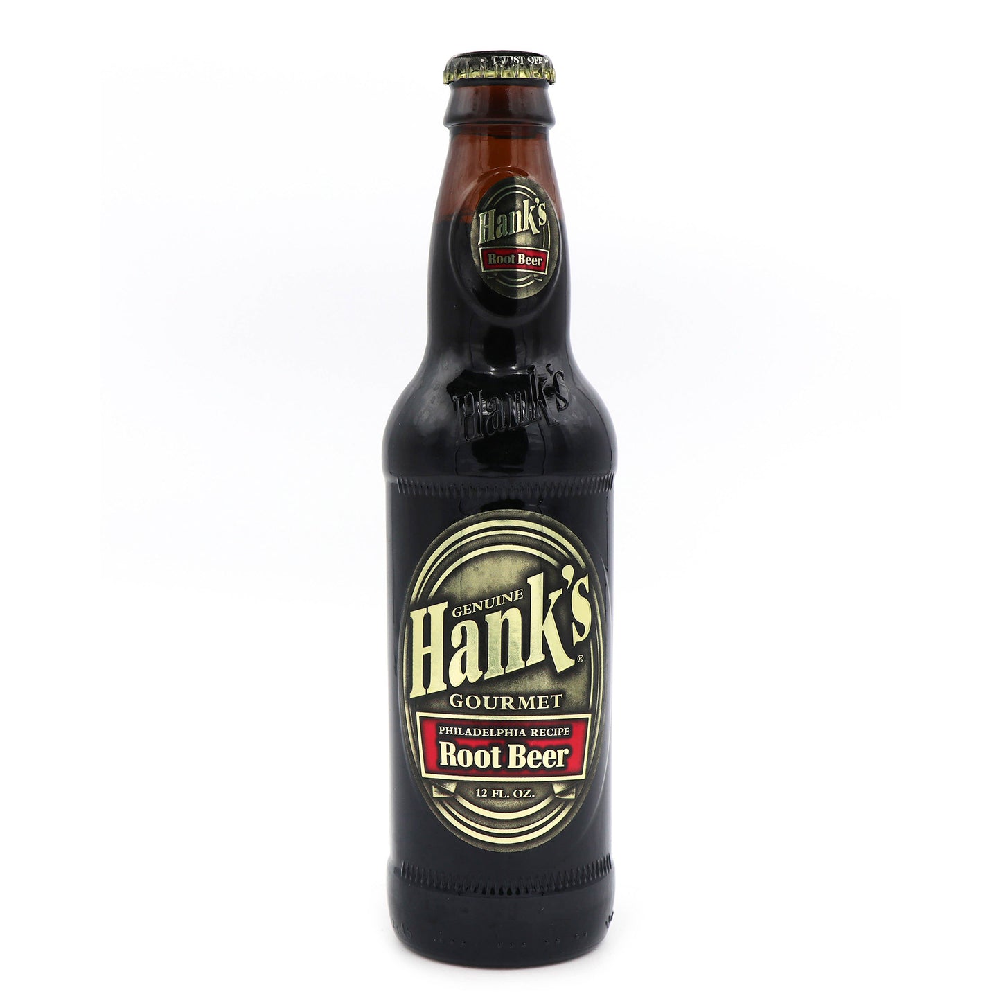 Hank's Root Beer Soda, 12oz Glass Bottle 12ct