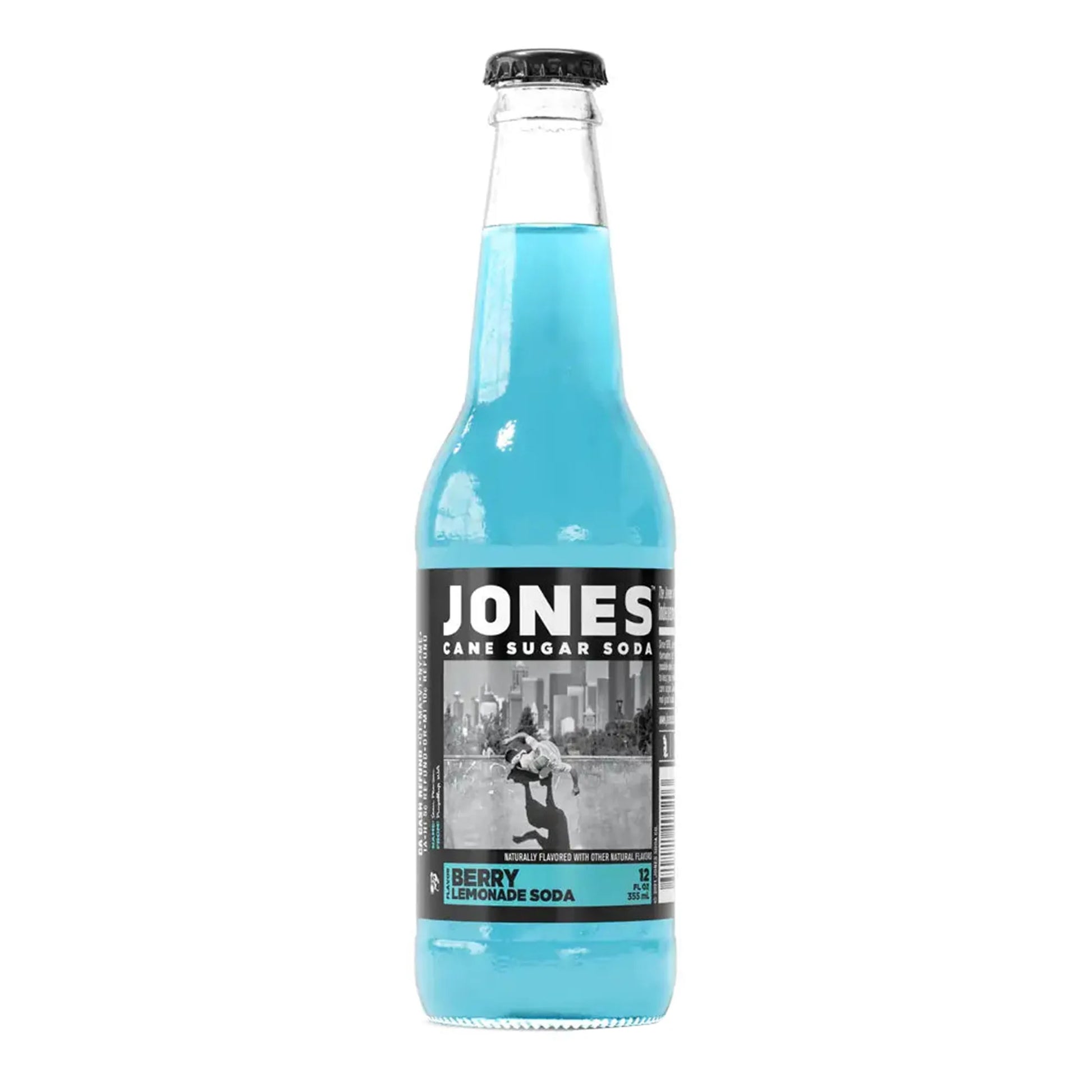 Jones Berry Lemonade Cane Sugar Soda, 12ct Glass Bottles