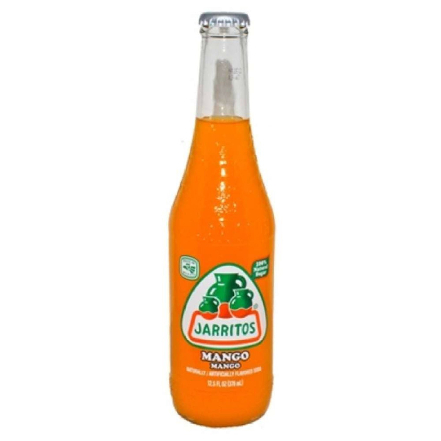 Jarritos Mango Soda, 12.5oz Glass Bottle, 12ct