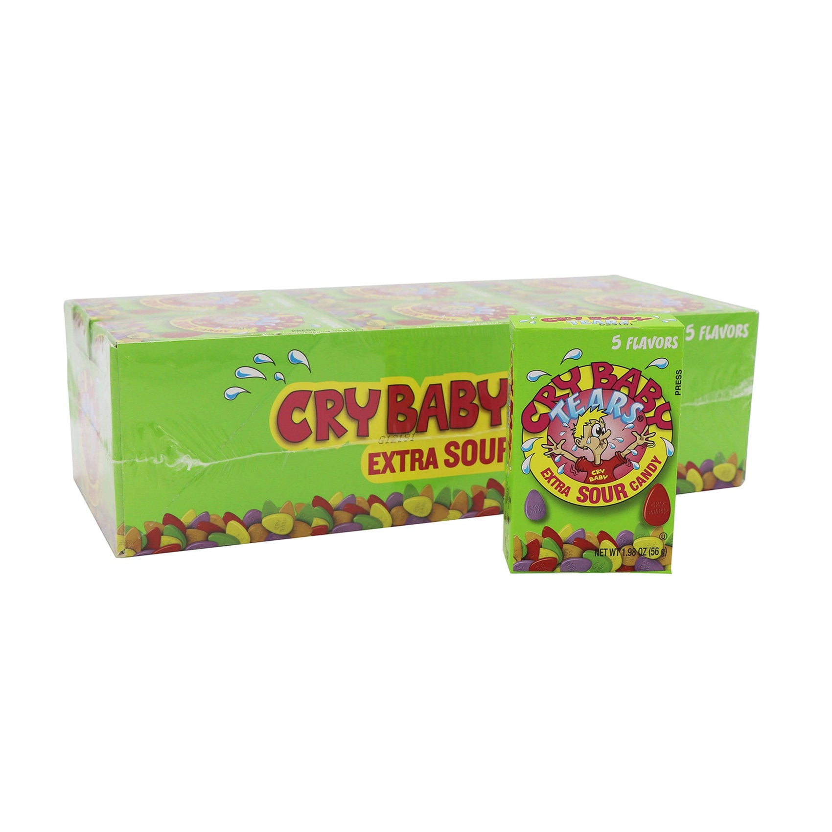Cry Baby Tears Sour Candy 1.98oz Box, 24ct