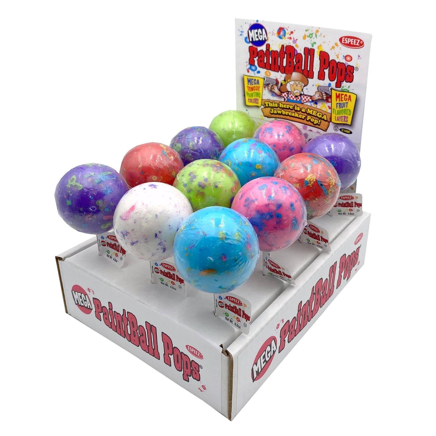 Mega Paintball Pops, 4.94oz Pop, 12ct Case