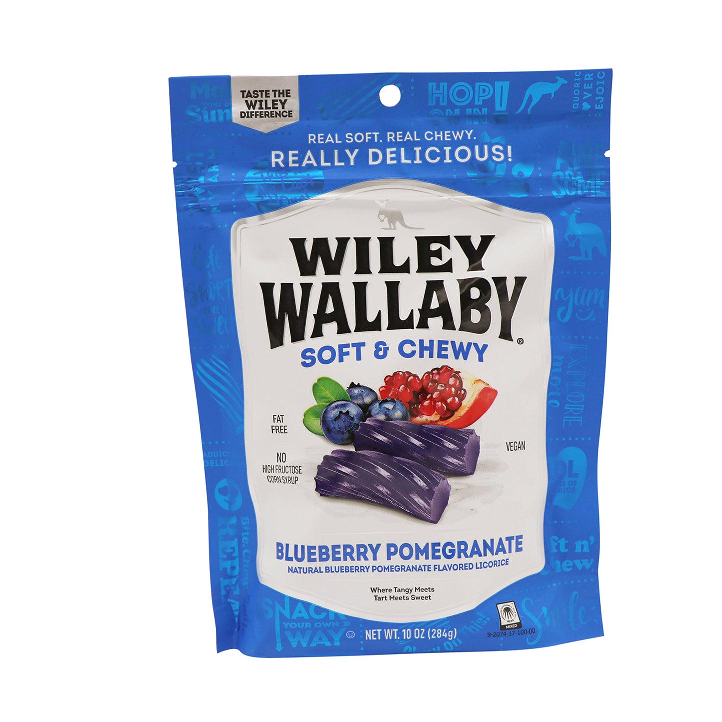 Wiley Wallaby Blueberry Pomegranate Licorice, 10oz Bag