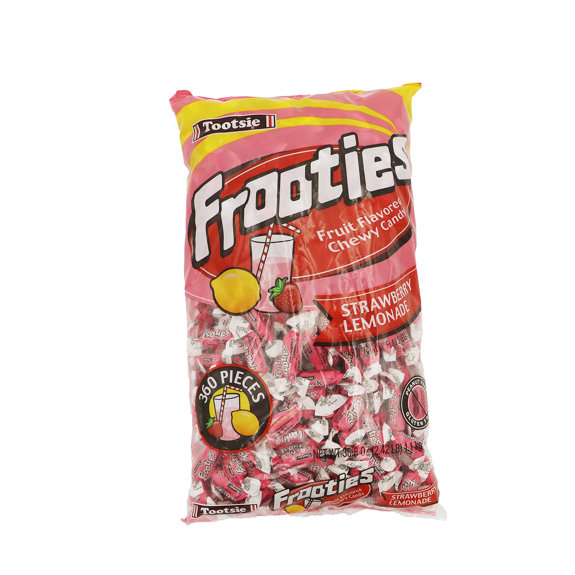 Tootsie Frooties Strawberry Lemonade, 360ct Bag