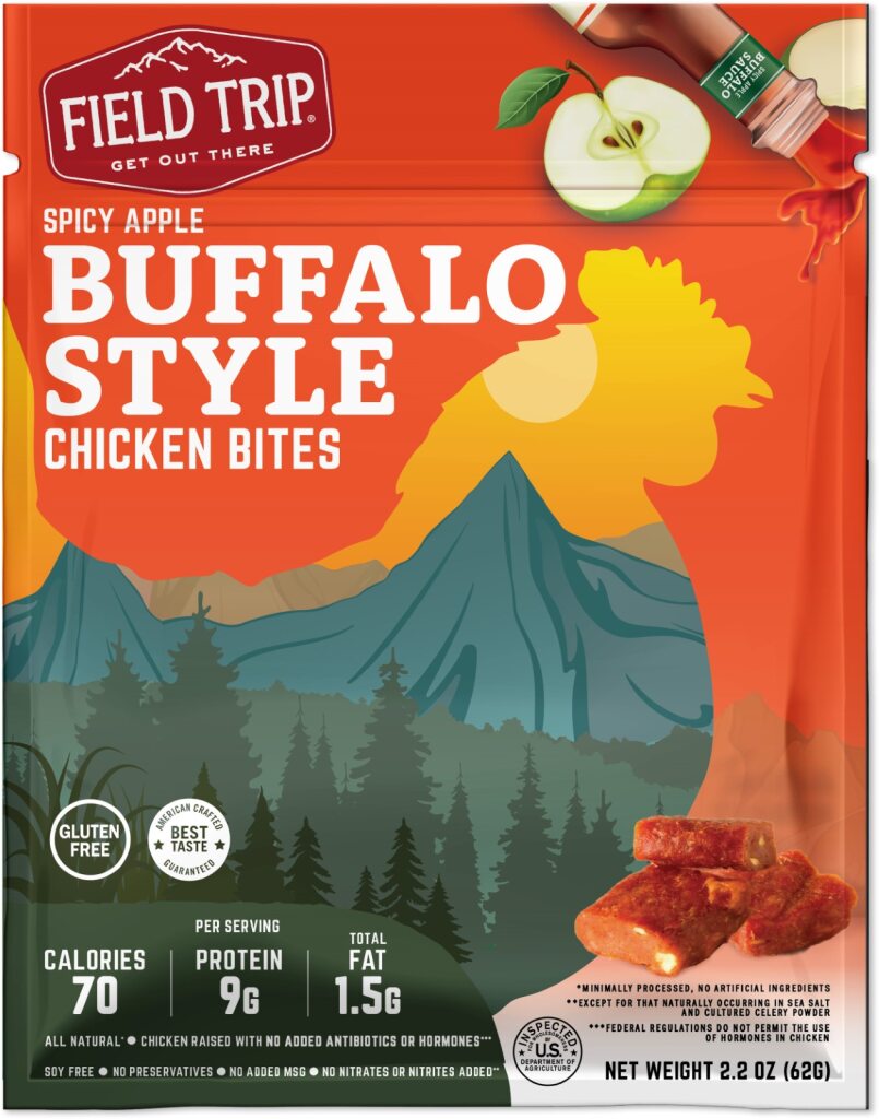 Field Trip Spicy Apple BuffChick Bites 2.2oz Bag 9ct