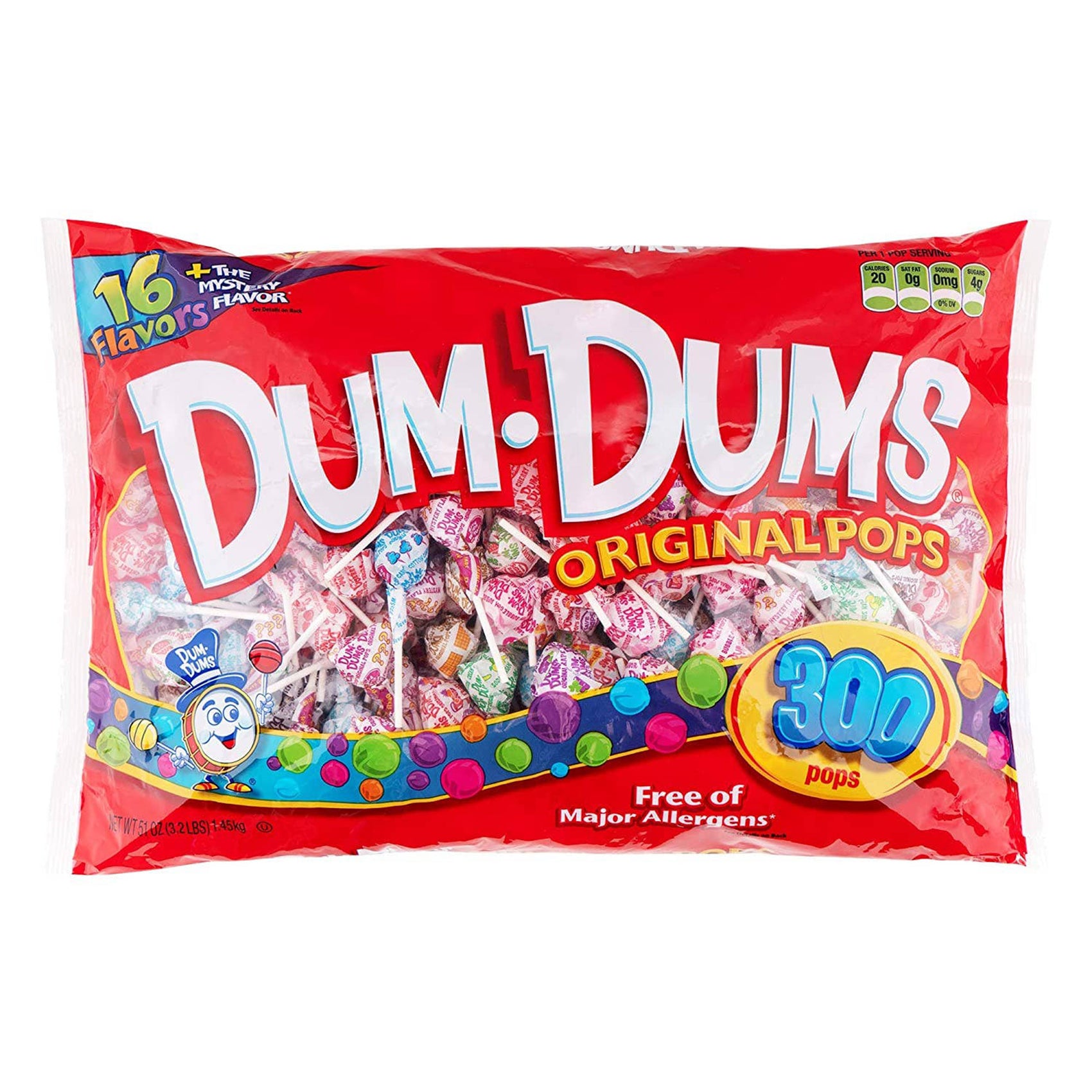 Dum Dum Lollipops Bulk 300ct