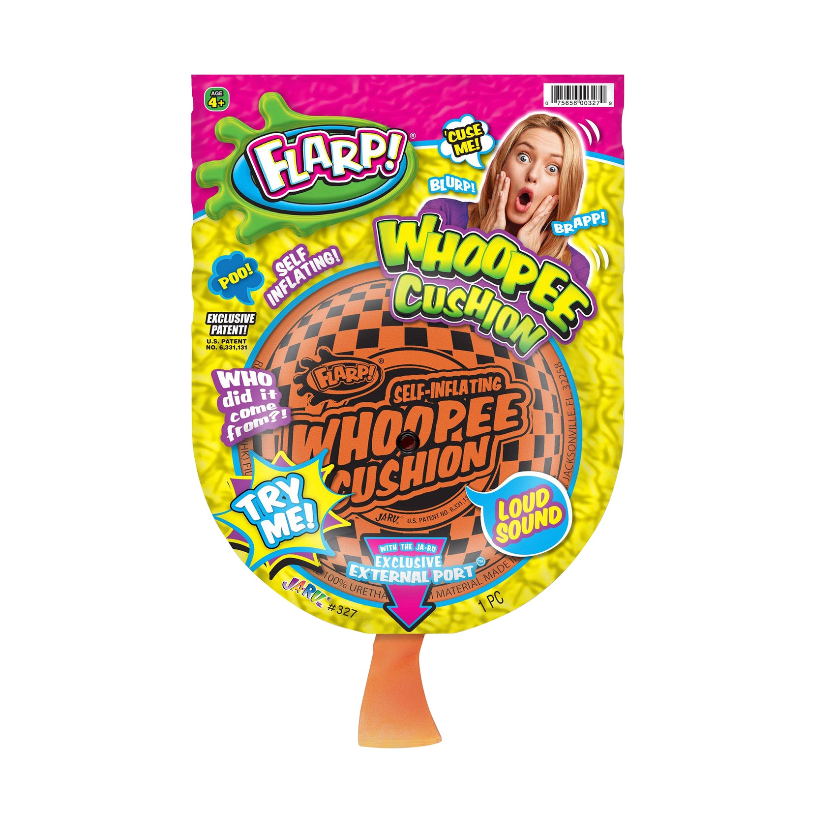 Flarp! 6" Self-Inflating Whopee Cushion, 12ct