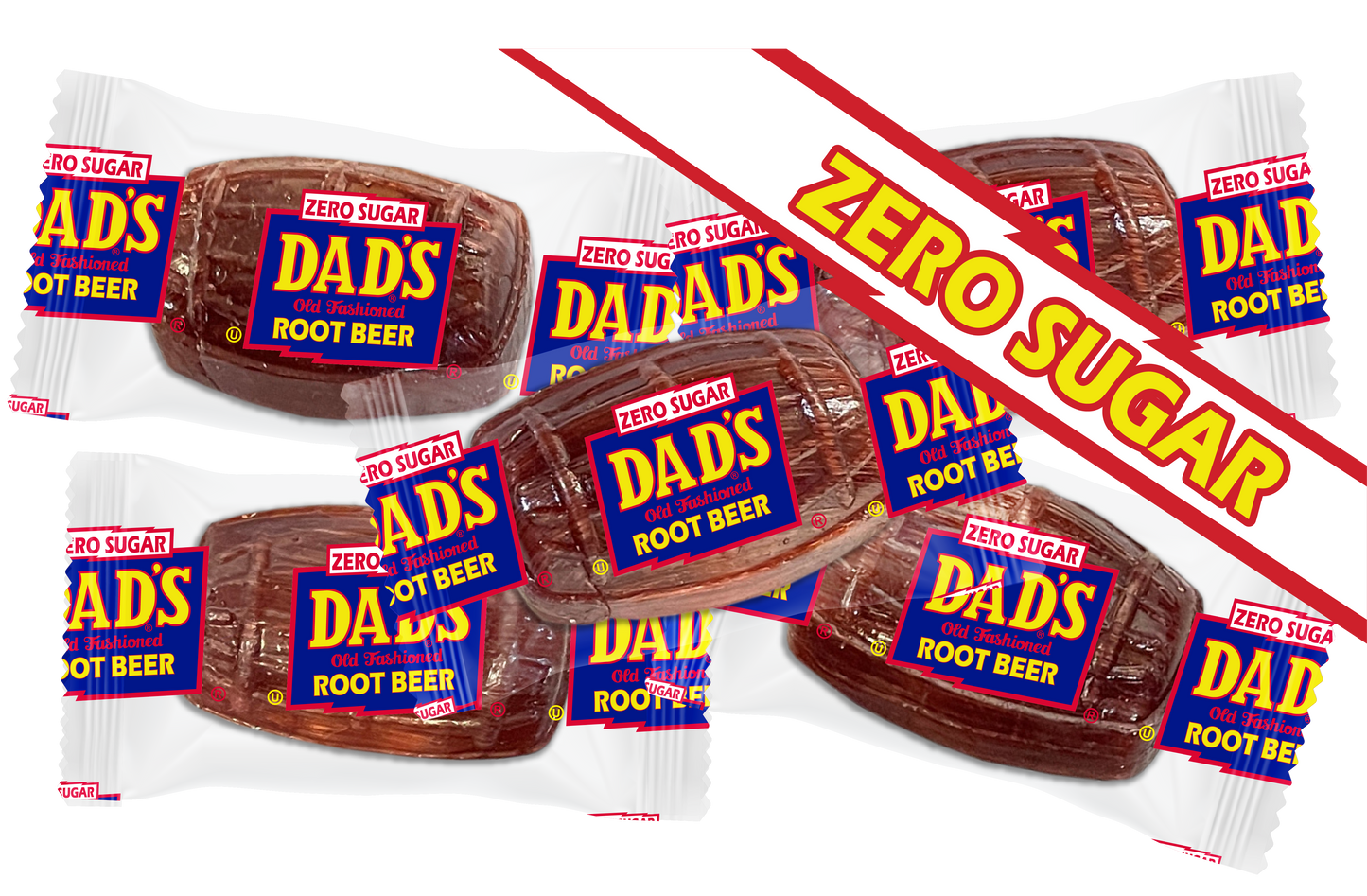 Dad's Old Fashioned Root Beer Barrels, Zero Sugar, 5lb Bulk 