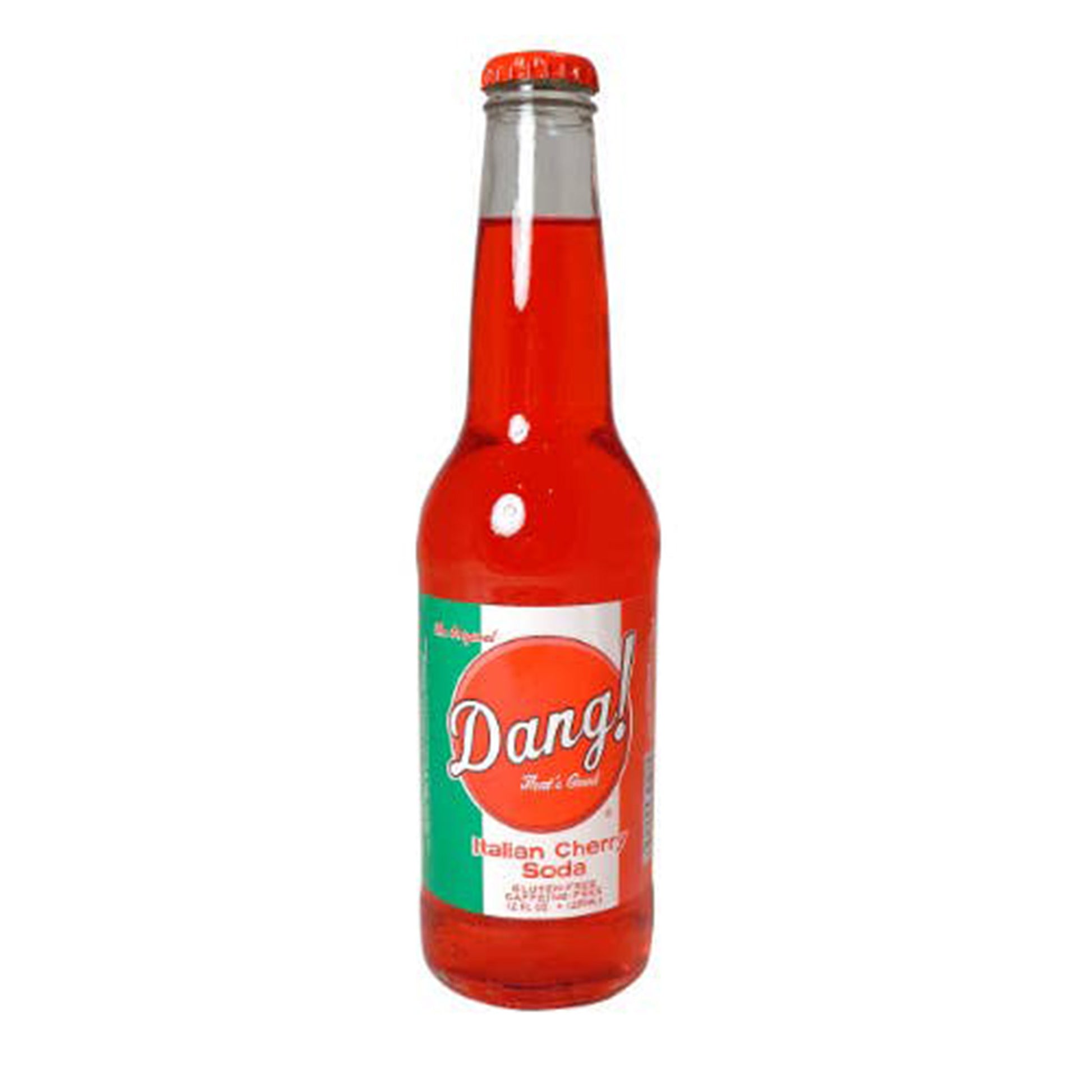 Dang! Italian Cherry Soda, 12oz Glass Bottle 12ct