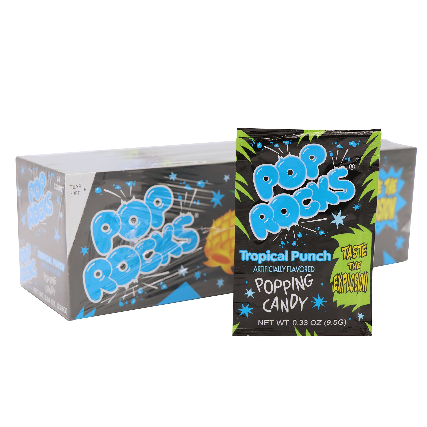 Pop Rocks, Tropical Punch, 0.33oz, 24Ct Case