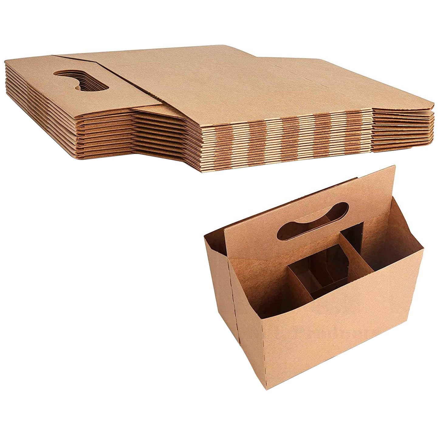 Six Pack Kraft Soda Holder, 160ct