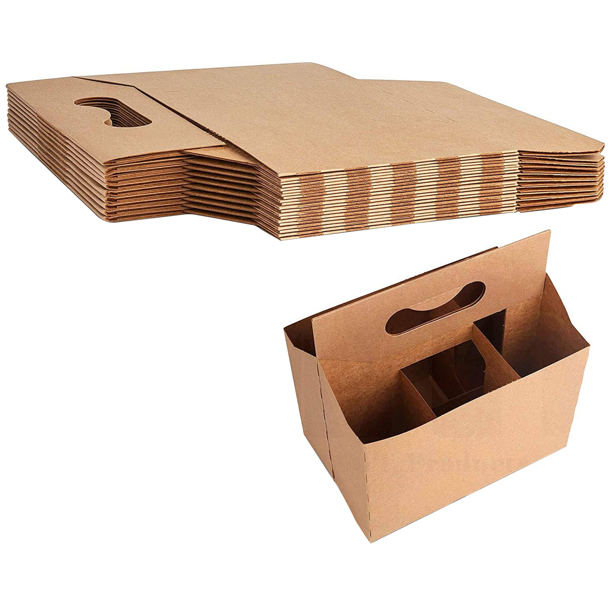 Six Pack Kraft Soda Holder, 160ct